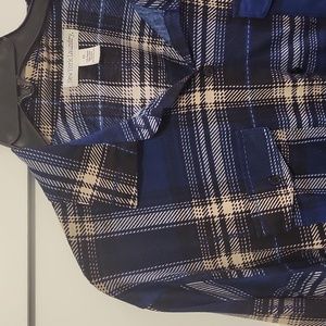 French Laundry Plaid blouse